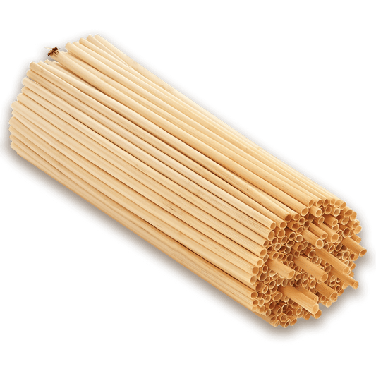 Nisthülsen aus Stroh