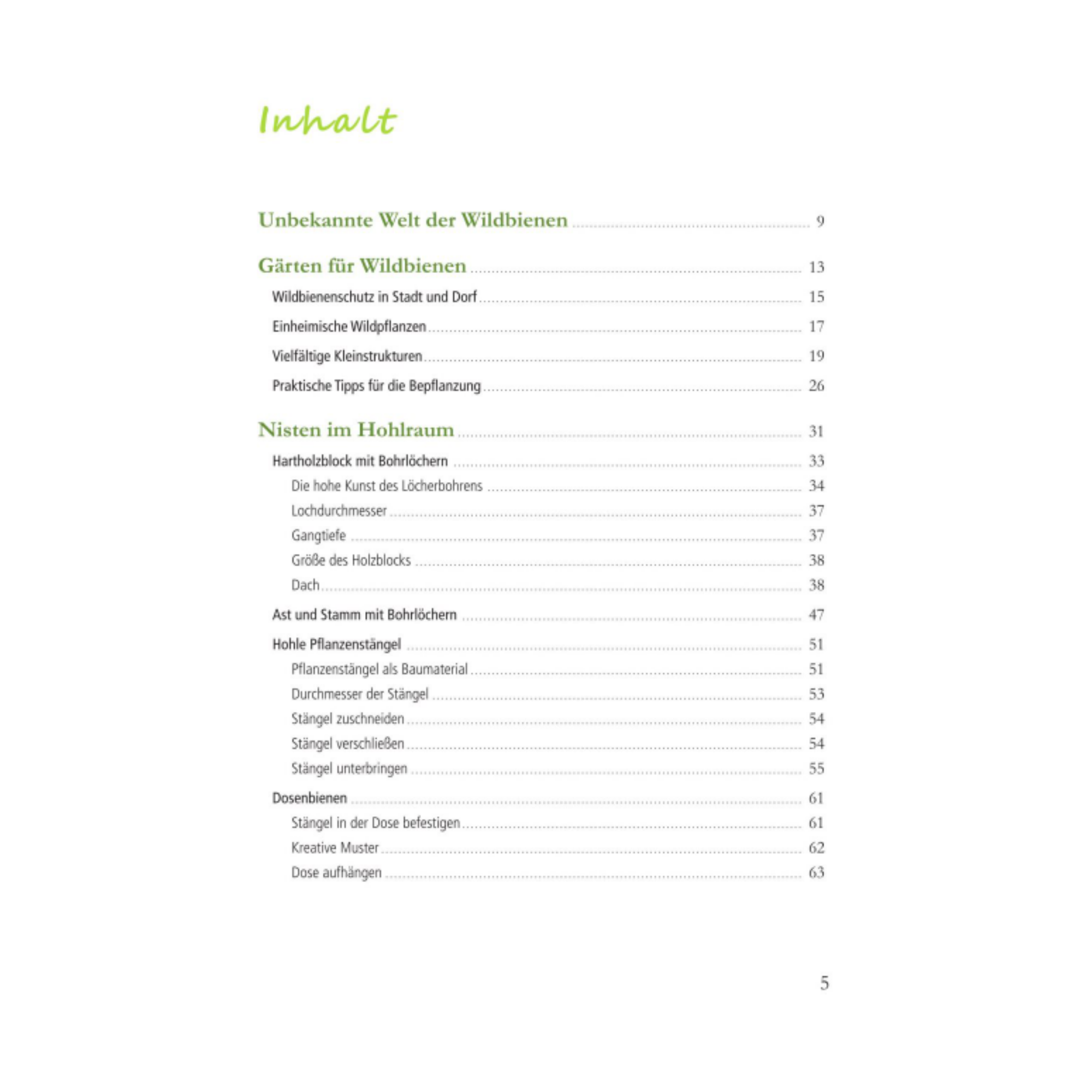 Fertig zum Einzug: Nisthilfen für Wildbienen