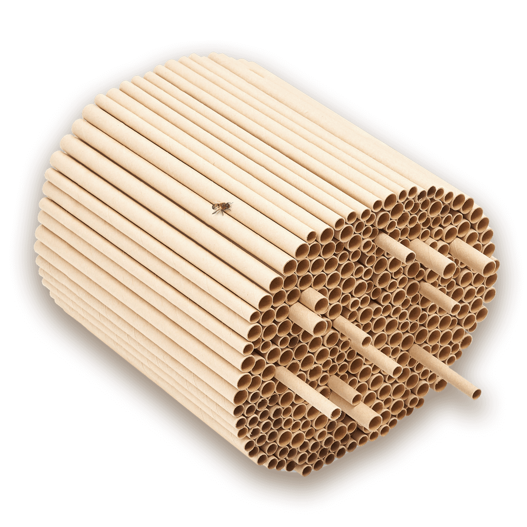 Nisthülsen aus Pappe