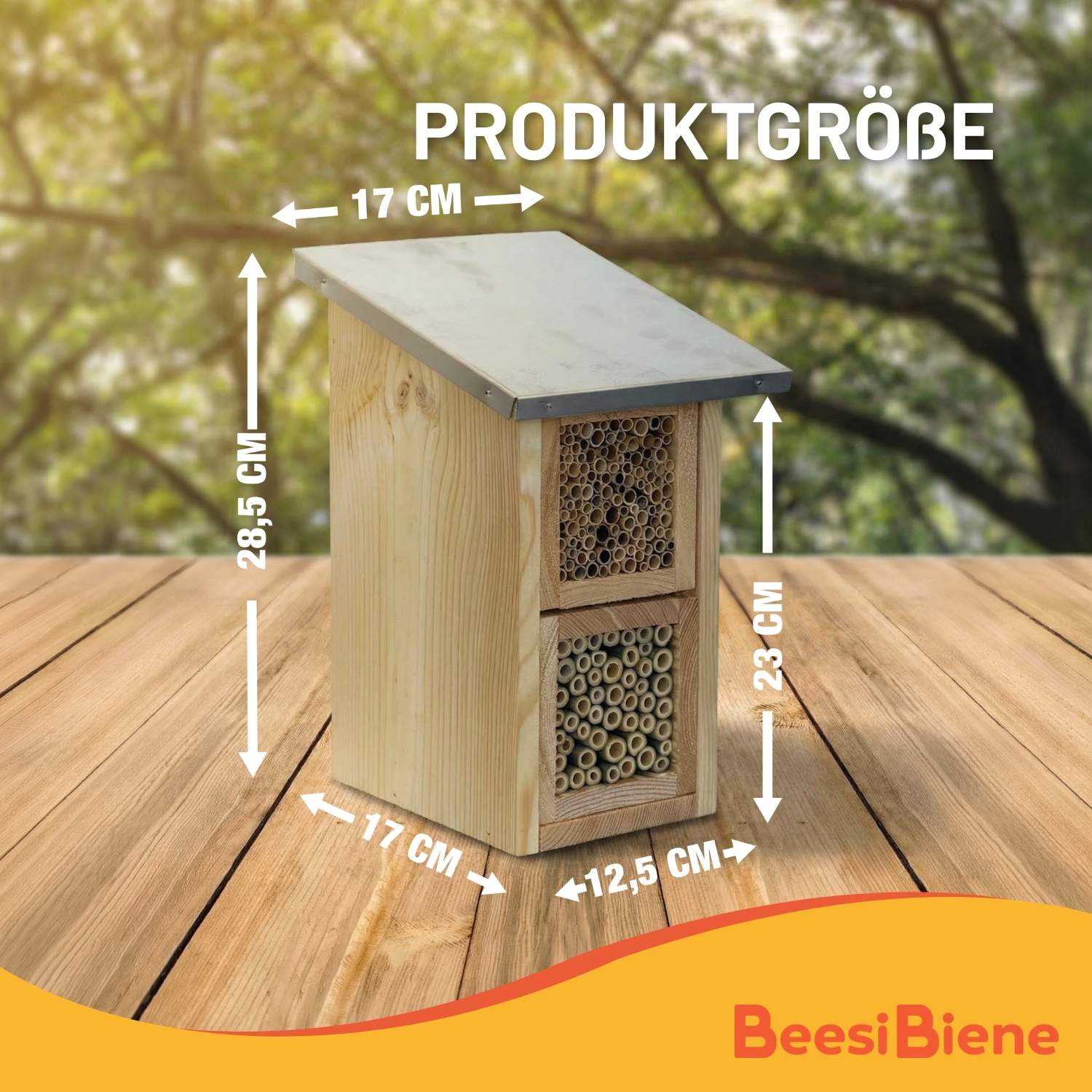 Wildbienenhotel Bambus & Schilf (modular)